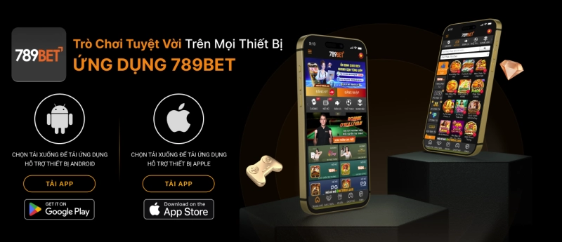 Ứng dụng 789BET trên điện thoại Android và iOS