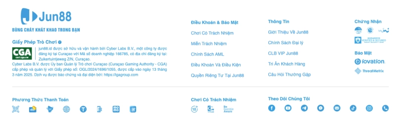 Jun88 5 Các phương thức thanh toán được hỗ trợ tại Jun88