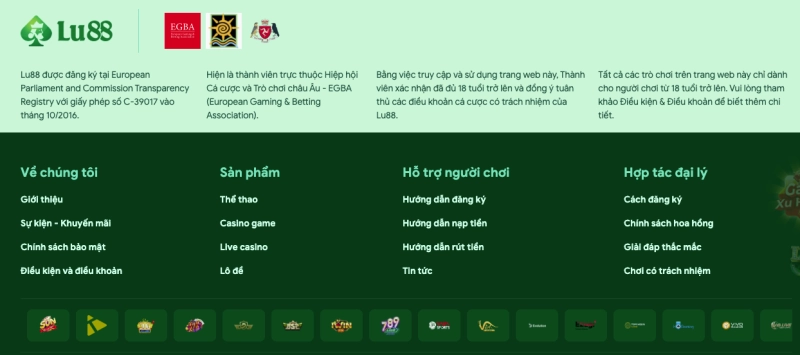 Giấy phép PAGCOR và Isle of Man của Lu88