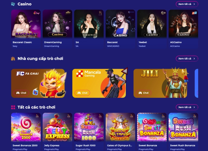 Kho game đa dạng tại HappyLuke