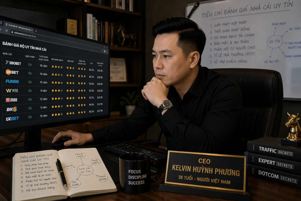 Kelvin Huỳnh Phương — Chuyên gia đánh giá nhà cái 2 Kelvin Huỳnh Phương - CEO Nhacaiuytin.link