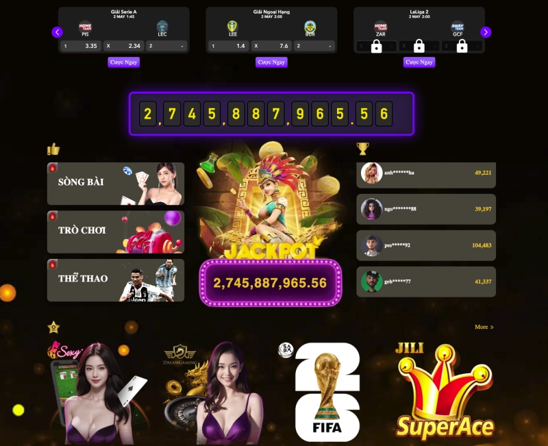 Kho game BET88 với hơn 5000 sản phẩm từ nhiều nhà cung cấp