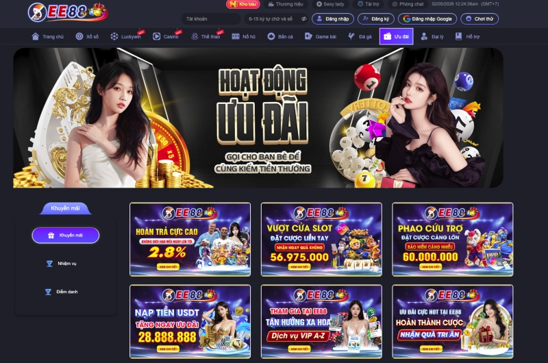 Chương trình khuyến mãi tại EE88