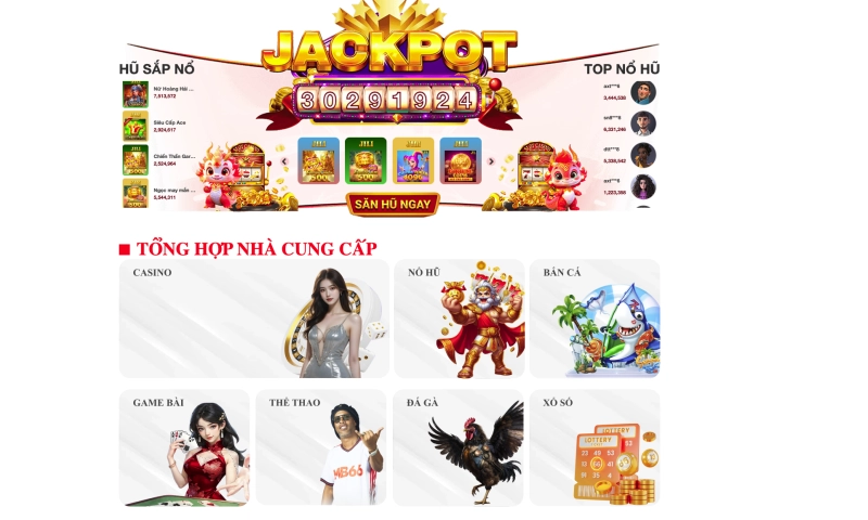 Sảnh game đa dạng tại MB66