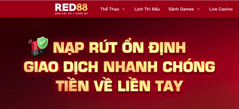 Logo thương hiệu Red88 chính thức