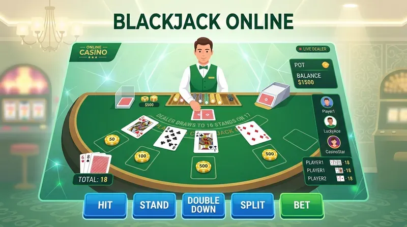 Blackjack Online Là Gì? Luật Chơi Cơ Bản Cần Biết