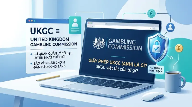 Giấy phép UKGC (Anh) là gì? UKGC viết tắt của từ gì?
