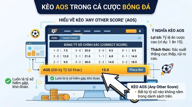 Kèo AOS Là Gì? Định Nghĩa Và Ý Nghĩa Trong Cá Cược Bóng Đá