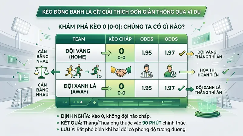 Kèo Đồng Banh Là Gì? Cách Chơi & Chiến Thuật 1 Kèo Đồng Banh Là Gì? Giải Thích Đơn Giản Nhất Cho Người Mới