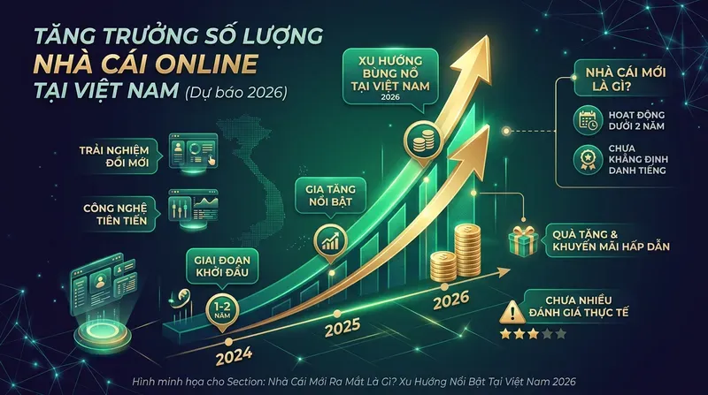Nhà Cái Mới Ra Mắt Là Gì? Xu Hướng Nổi Bật Tại Việt Nam 2026