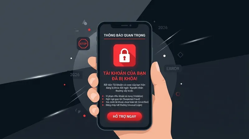 Tại Sao Tài Khoản Cá Cược Của Bạn Bị Khóa Đột Ngột?
