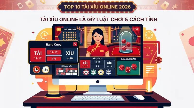 Tài Xỉu Online Là Gì? Luật Chơi và Cách Tính Thắng Thua