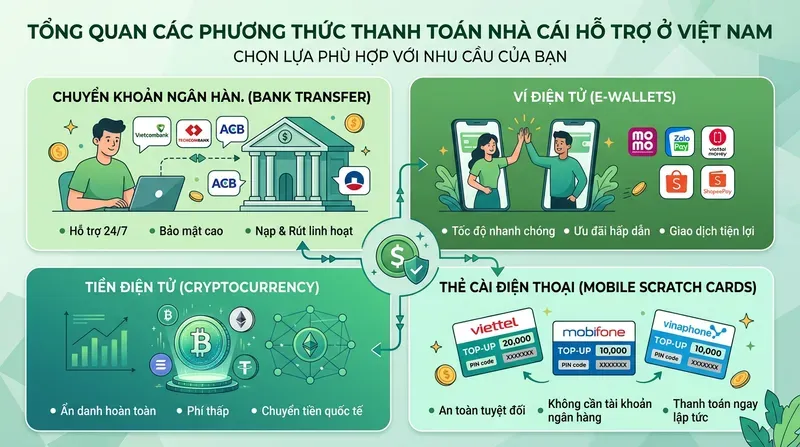 Tổng Hợp Các Phương Thức Thanh Toán Nhà Cái Phổ Biến Hiện Nay 19 Tổng Quan Các Phương Thức Thanh Toán Nhà Cái Hỗ Trợ Ở Việt Nam
