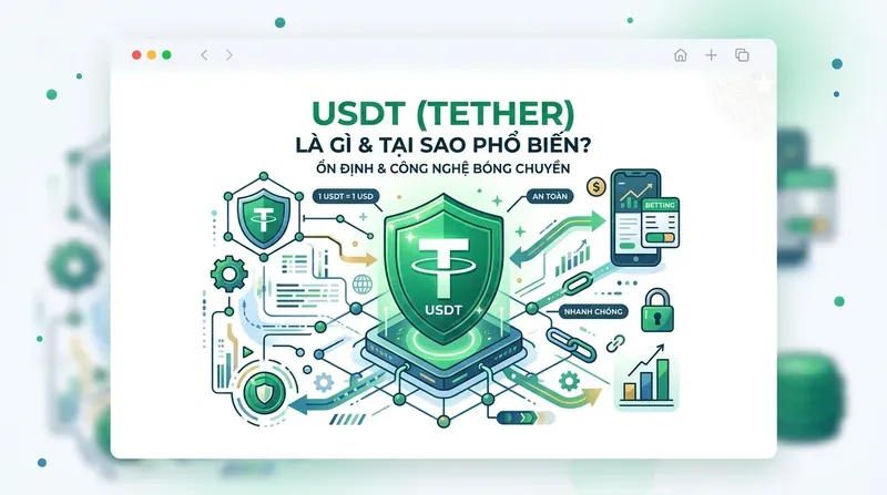 SV88 1 USDT (Tether) Là Gì Và Tại Sao Phổ Biến Trong Cá Cược Online?
