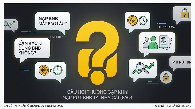 Câu Hỏi Thường Gặp Khi Nạp Rút BNB Tại Nhà Cái (FAQ)