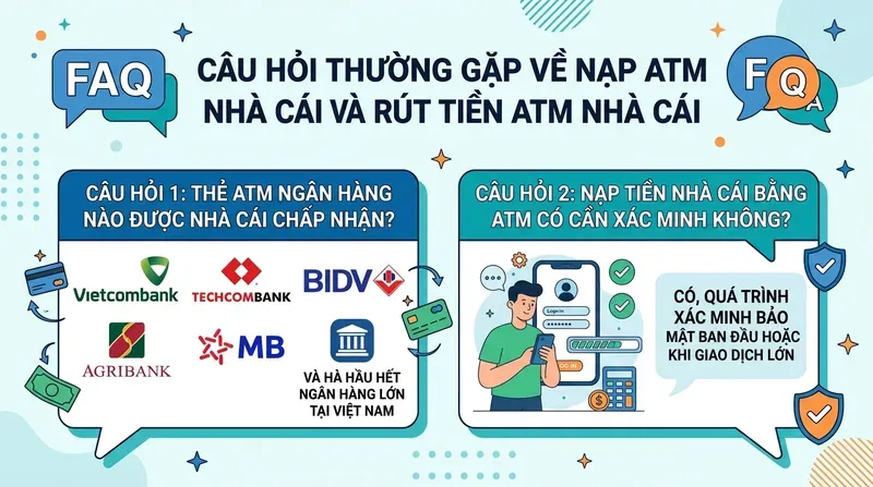 Vin88 10 Câu Hỏi Thường Gặp Về Nạp ATM Nhà Cái và Rút Tiền ATM Nhà Cái