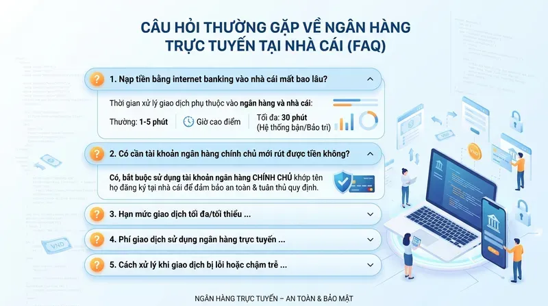Vin88 10 Câu Hỏi Thường Gặp Về Ngân Hàng Trực Tuyến Tại Nhà Cái (FAQ)