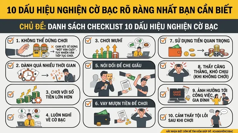 Dấu Hiệu Nghiện Cờ Bạc Và Cách Thoát Hiệu Quả 2 10 Dấu Hiệu Nghiện Cờ Bạc Rõ Ràng Nhất Bạn Cần Biết