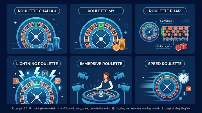 Các Hình Thức Online Roulette Phổ Biến Nhất Hiện Nay