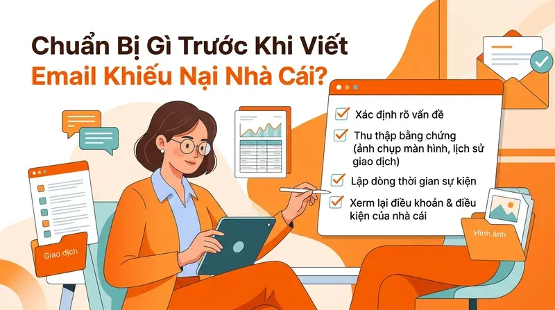 Mẫu Email Khiếu Nại Nhà Cái Chuẩn & Hiệu Quả Nhất 2 Chuẩn Bị Gì Trước Khi Viết Email Khiếu Nại Nhà Cái?
