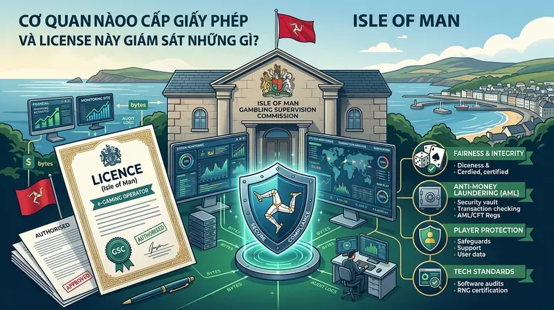 Vin88 2 Cơ quan nào cấp giấy phép Isle of Man và license này giám sát những gì?