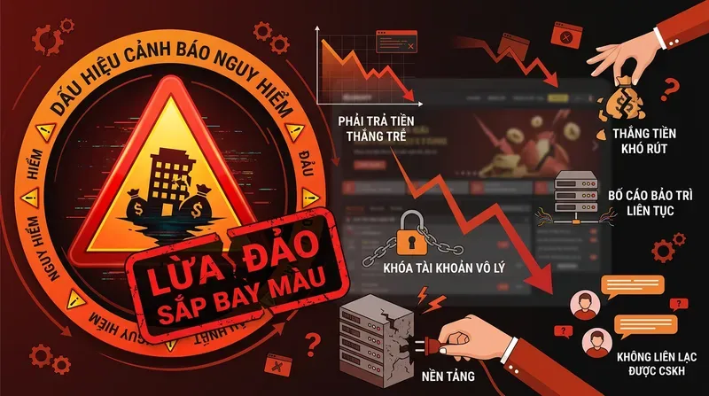 Dấu Hiệu Nhận Biết Nhà Cái Lừa Đảo Sắp Bay Màu