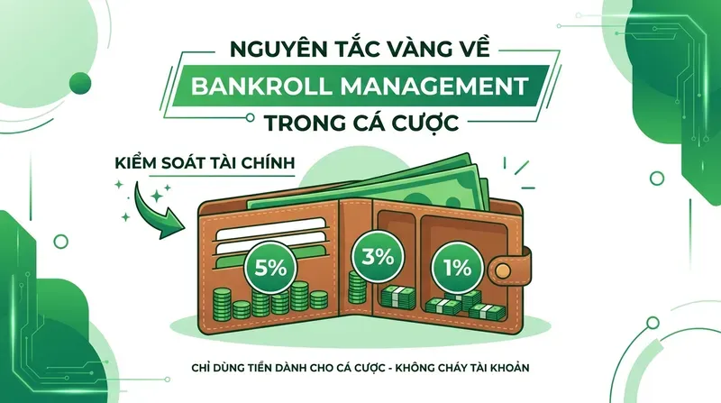 Nguyên Tắc Vàng Về Bankroll Management Trong Cá Cược