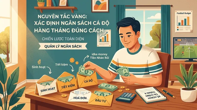 Quản Lý Ngân Sách Cá Độ Bóng Đá: Chiến Lược Toàn Diện 2 Nguyên Tắc Vàng: Xác Định Ngân Sách Cá Độ Hàng Tháng Đúng Cách