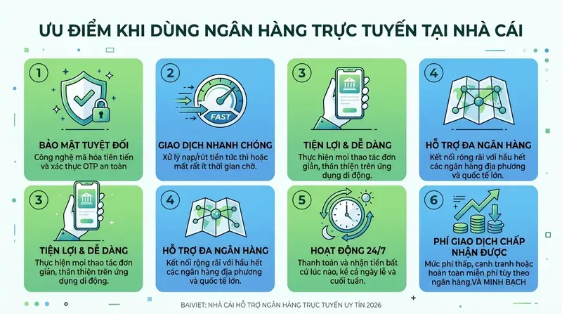 Vin88 2 Ưu Điểm Khi Dùng Ngân Hàng Trực Tuyến Tại Nhà Cái