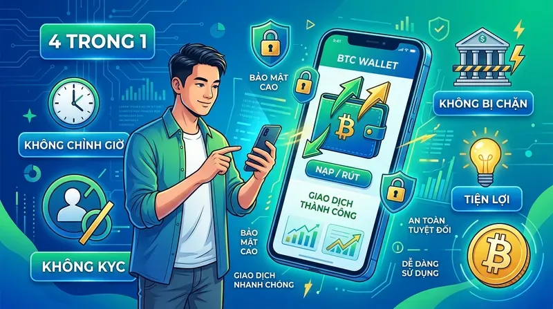 Vì sao người chơi Việt thích dùng Bitcoin để nạp rút tại nhà cái?