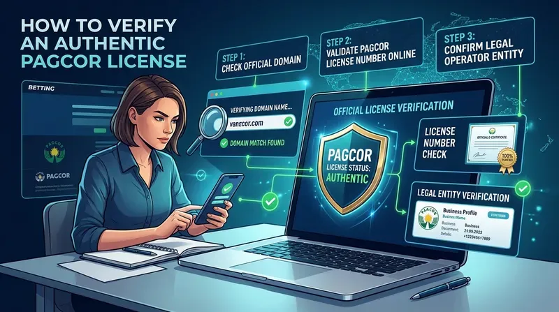 SV88 3 Cách kiểm tra giấy phép PAGCOR thật hay giả từng bước