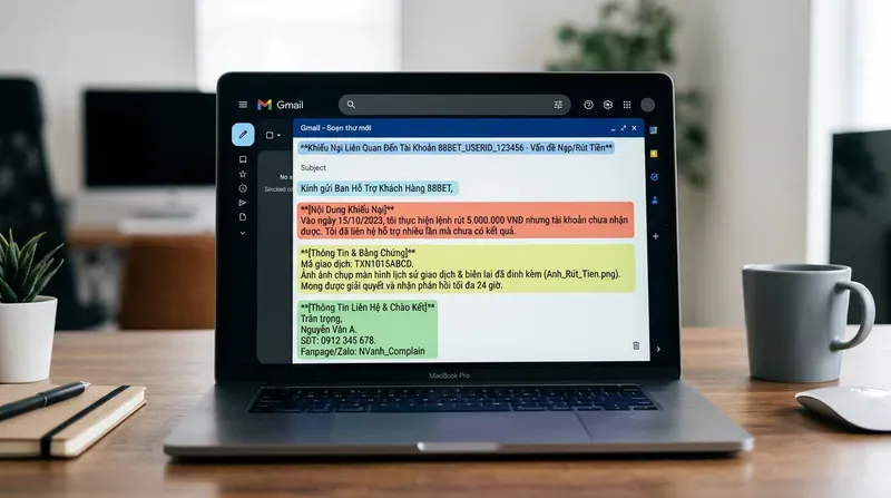 Mẫu Email Khiếu Nại Nhà Cái Chuẩn & Hiệu Quả Nhất 3 Cấu Trúc Chuẩn Của Email Khiếu Nại Nhà Cái Hiệu Quả