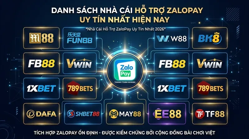 Vin88 3 Danh Sách Nhà Cái Hỗ Trợ ZaloPay Uy Tín Nhất Hiện Nay