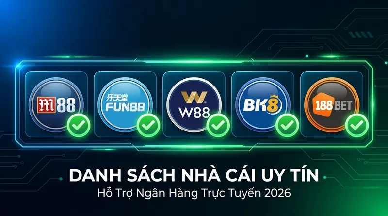Vin88 3 Danh Sách Nhà Cái Uy Tín Hỗ Trợ Ngân Hàng Trực Tuyến