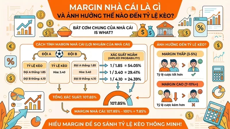 Margin Nhà Cái Là Gì Và Ảnh Hưởng Thế Nào Đến Tỷ Lệ Kèo?