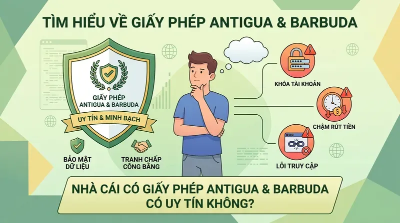 Nhà cái có giấy phép Antigua & Barbuda có uy tín không? Ưu điểm, giới hạn và hiểu lầm phổ biến
