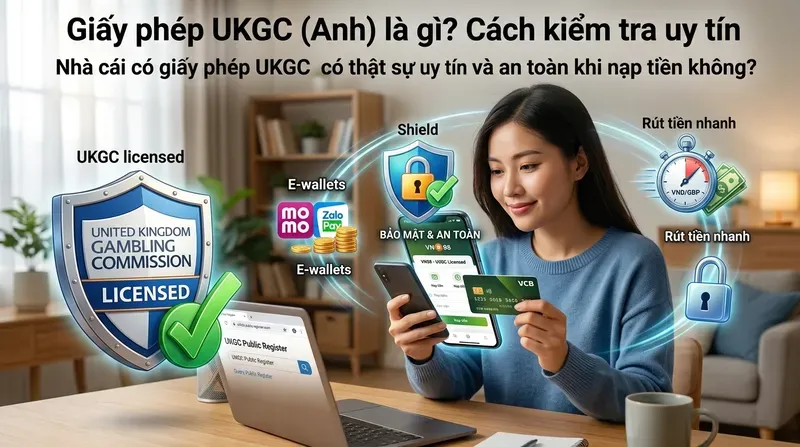 Nhà cái có giấy phép UKGC có thật sự uy tín và an toàn khi nạp tiền không?