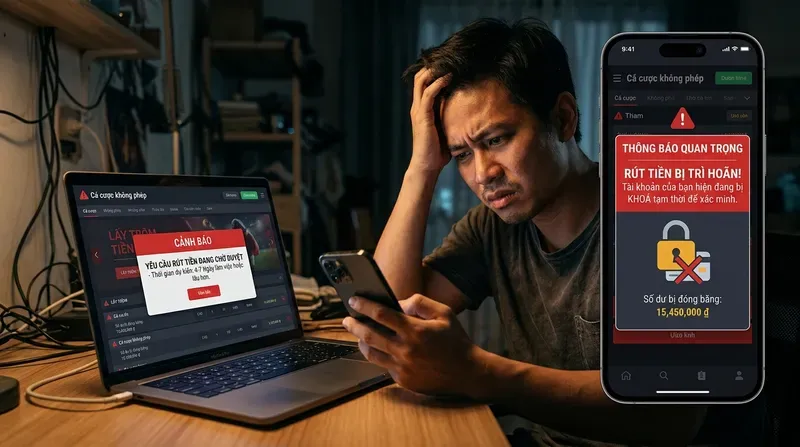 Rủi ro thực tế khi cá cược nhà cái không có giấy phép