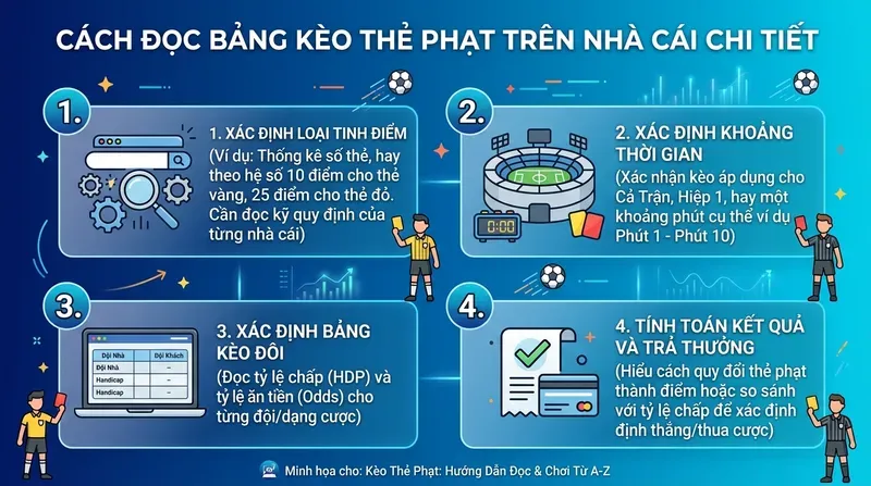 Cách Đọc Bảng Kèo Thẻ Phạt Trên Nhà Cái Chi Tiết