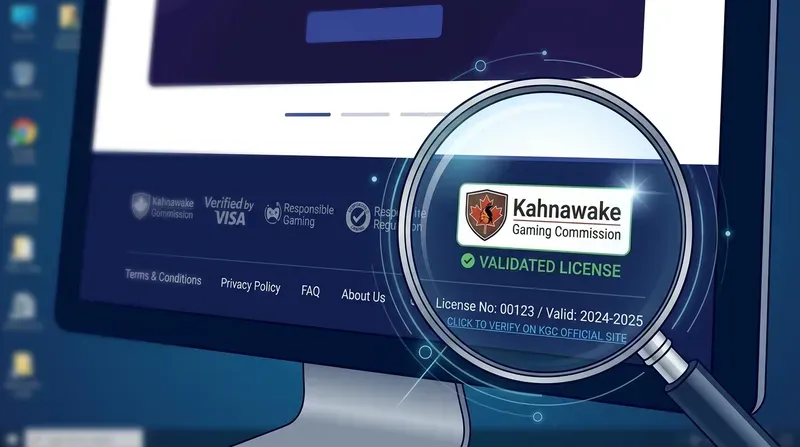 Cách kiểm tra giấy phép Kahnawake thật hay giả trên website nhà cái