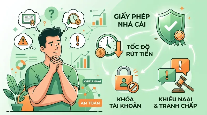 Giấy phép nhà cái có thật sự quyết định độ an toàn, rút tiền và tranh chấp không?