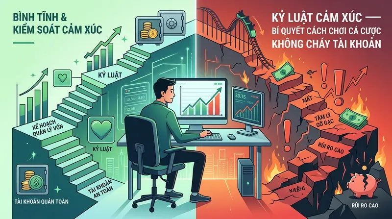 Kỷ Luật Cảm Xúc — Bí Quyết Cách Chơi Cá Cược Không Cháy Tài Khoản