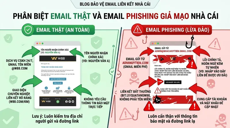 Cách Bảo Vệ Email Liên Kết Với Nhà Cái An Toàn 4 Nhận Biết Email Phishing Và Lừa Đảo Giả Mạo Nhà Cái