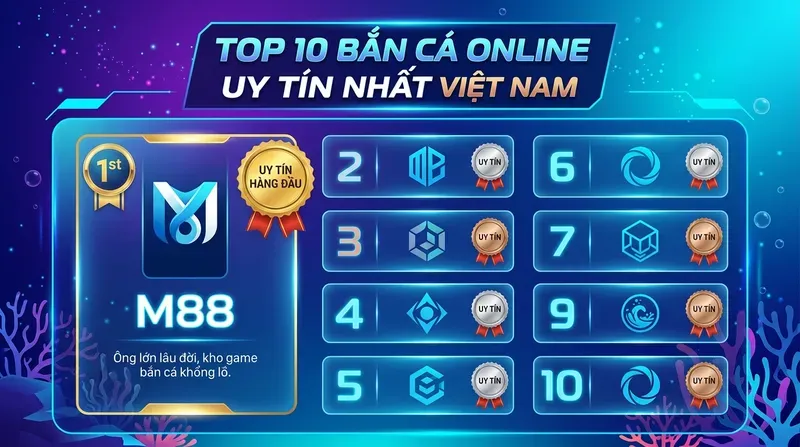 Top 10 bắn cá online uy tín nhất tại Việt Nam hiện nay