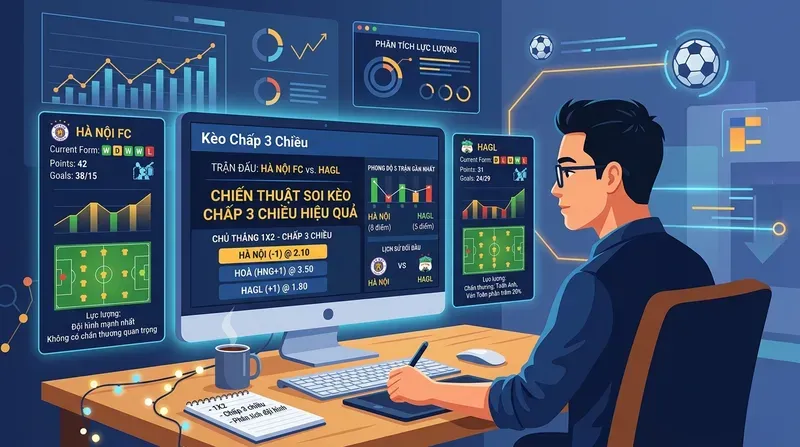 Chiến Thuật Soi Kèo Chấp 3 Chiều Hiệu Quả Cho Bet Thủ Việt