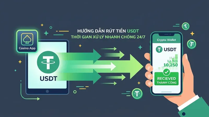 SV88 5 Hướng Dẫn Rút Tiền Về Ví USDT Từ Nhà Cái + Thời Gian Xử Lý