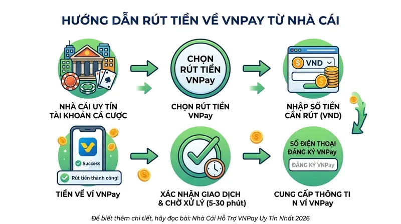 Hướng Dẫn Rút Tiền Về VNPay Từ Nhà Cái
