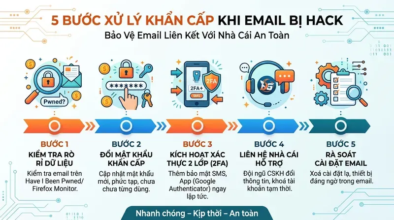 Cách Bảo Vệ Email Liên Kết Với Nhà Cái An Toàn 5 Kiểm Tra Email Bị Lộ Và Xử Lý Khẩn Cấp Khi Bị Hack