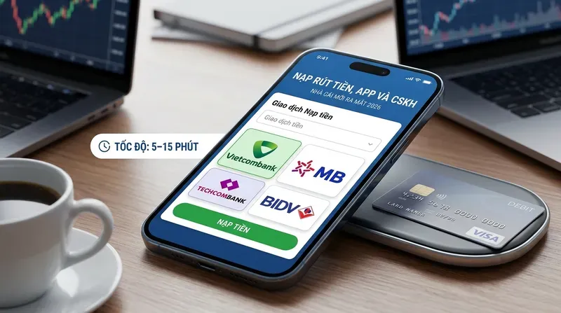 Nạp Rút Tiền, App và CSKH Tại Nhà Cái Mới Ra Mắt 2026