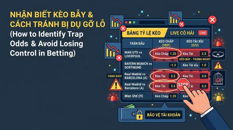 Cách Tránh Gỡ Lỗ Khi Cá Độ: Bí Quyết Không Cháy Tài Khoản 5 Nhận Biết Kèo Bẫy Nhà Cái Và Cách Tránh Bị Dụ Gỡ Lỗ